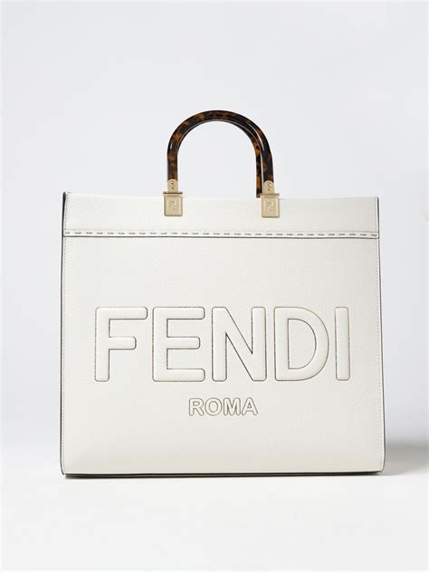 white bag fendi|preowned Fendi bag.